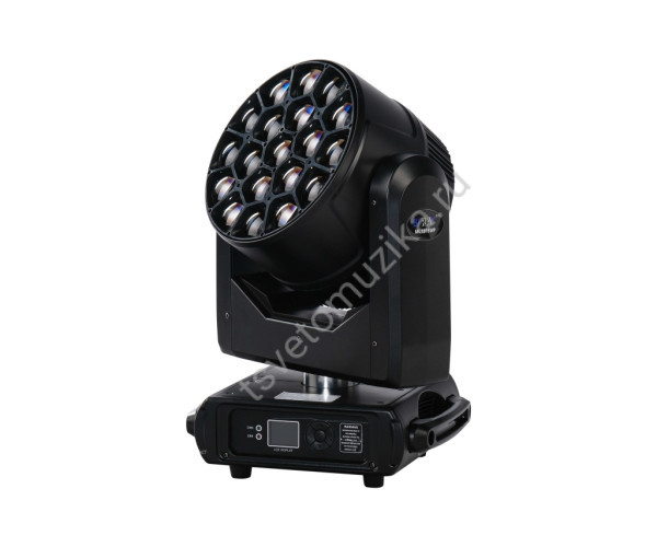ML1915WP Моторизированная световая "голова", IP20, RGBW, 19x15Вт, Bi Ray