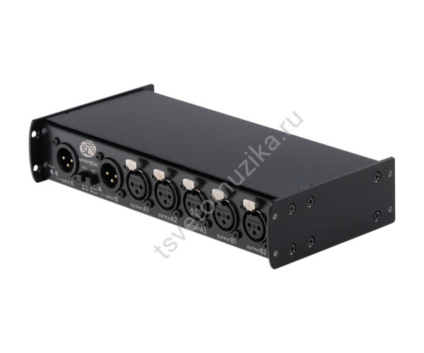 SL-SDX52C splitDMX X52C Сплиттер DMX512, 2xDMX-входа, 5xDMX-выходов, Siberian Lighting