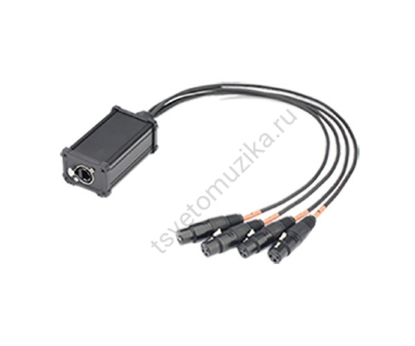 CXA032 DMX кабель, 4хXLR(3p)female - RJ-45