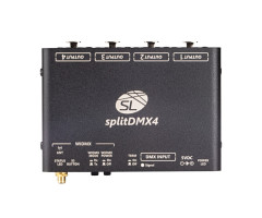splitDMX4/3PIN.WIDMX [SL-SDX4PW] Сплиттер DMX512 1вход-4выхода с встроенным беспроводным приемопредатчиком WiDMX, ТМ Siberian Lighting
