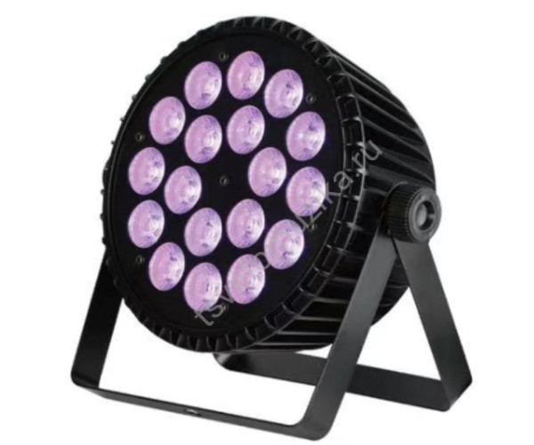 LPC1818 Светодиодный прожектор смены цвета, RGB+Лайм+Янтарь+УФ, 18х18В, Big Dipper