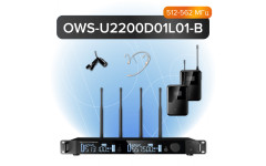 OWS-U2200D01L01-B Двухканальная радиосистема, 1 головной, 1 петличный микрофон, 512-562МГц, Октава OWS-U2200D01L01-B Двухканальная радиосистема, 1 головной, 1 петличный микрофон, 512-562МГц, Октава