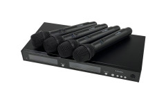 RWS-4HD Беспроводная микрофонная система, 4 ручных передатчика RWS-4HD Беспроводная микрофонная система, 4 ручных передатчика