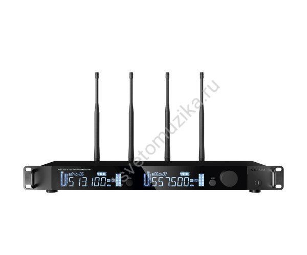 OWS-U2200D-B Двухканальная радиосистема, 2 головных микрофона