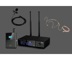 OWS-U1200HD01L01+ Беспроводная система с ручным, головным и петличным микрофоном, в кейсе