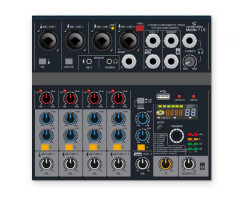 MioMix-7LS Микшерный пульт, 7 каналов, Soundsation