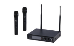 DSP-DUO-UHF-M850/F5 Беспроводная микрофонная система, 2 ручных передатчика