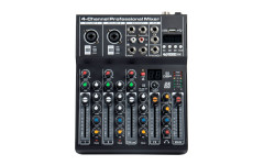 FK-04 Микшерный пульт, 4 канала, LAudio