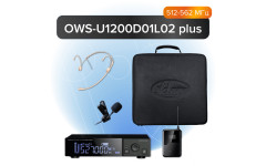 OWS-U1200D01L02-plus Беспроводная система с головным и петличным микрофонами, с кейсом, Октава OWS-U1200D01L02-plus Беспроводная система с головным и петличным микрофонами, с кейсом, Октава