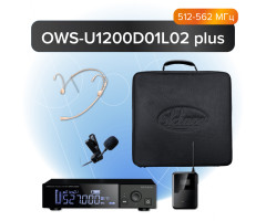 OWS-U1200D01L02-plus Беспроводная система с головным и петличным микрофонами, с кейсом, Октава