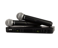 BLX288E/PG58-M17 Беспроводная микрофонная система, 2 ручных передатчика, 662-686 МГц, Shure