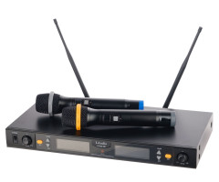 LS-Q2-2M Беспроводная микрофонная система, 2 ручных передатчика LS-Q2-2M Беспроводная микрофонная система, 2 ручных передатчика