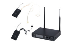 DSP-DUO-UHF-B210/F5 Беспроводная микрофонная система, петличный и головной микрофон DSP-DUO-UHF-B210/F5 Беспроводная микрофонная система, петличный и головной микрофон