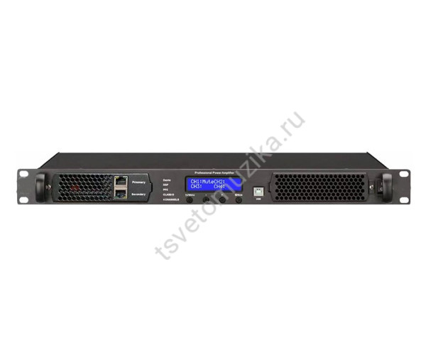 XAD-0.6K4D Усилитель мощности, 600Вт х4, DSP и DANTE