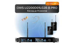 OWS-U2200D01L02В-B-PRO Двухканальная радиосистема с поясными передатчиками, головным OWS-D01 и петличным OWS-L02В (круг беж) микрофонами, (диапазон В:512-562 МГц), Октава OWS-U2200D01L02В-B-PRO Двухканальная радиосистема с поясными передатчиками, головным OWS-D01 и петличным OWS-L02В (круг беж) микрофонами, (диапазон В:512-562 МГц), Октава