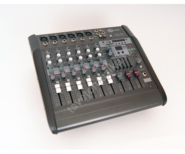 LFX-6DU Микшерный пульт c USB, 6 каналов, 200Вт