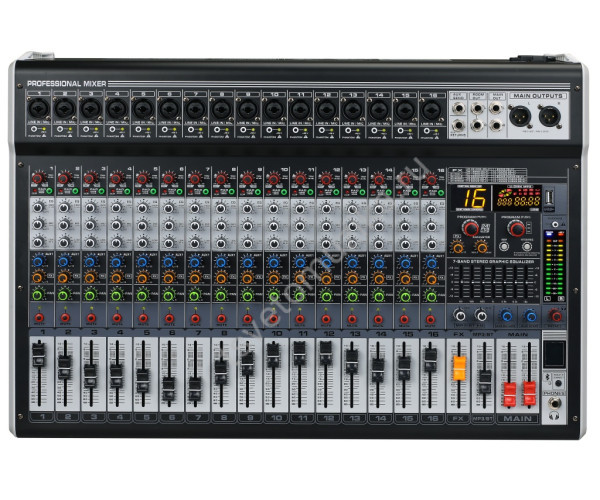 GL-16X Микшерный пульт, 16 каналов
