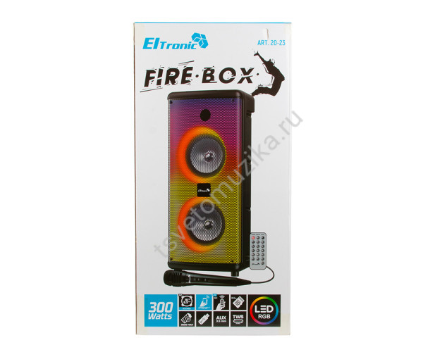 Колонка 06" (20-23 FIRE BOX 300) динамик 2шт/6.5"  с TWS